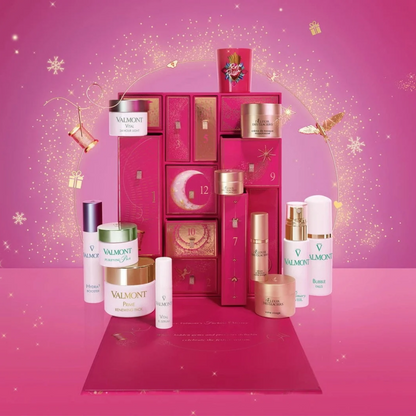 Valmont Fuchsia Odyssey Advent Calendar luxuriöser Beauty-Adventskalender mit 12 Überraschungen