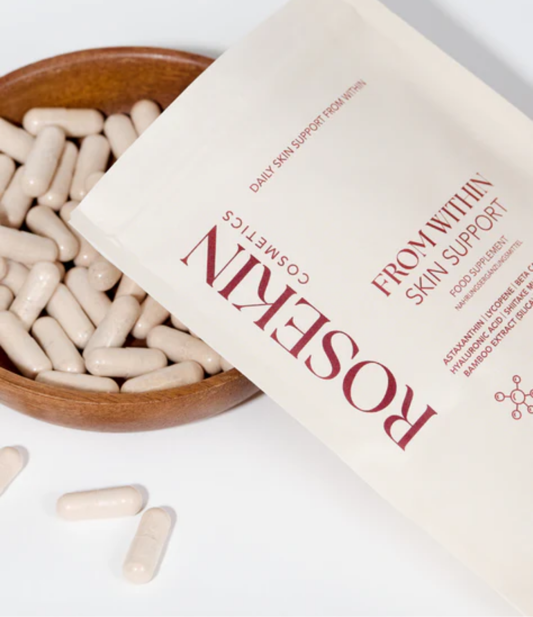 From Within Skin Support Kapseln zur Unterstützung der Haut von innen mit Antioxidantien