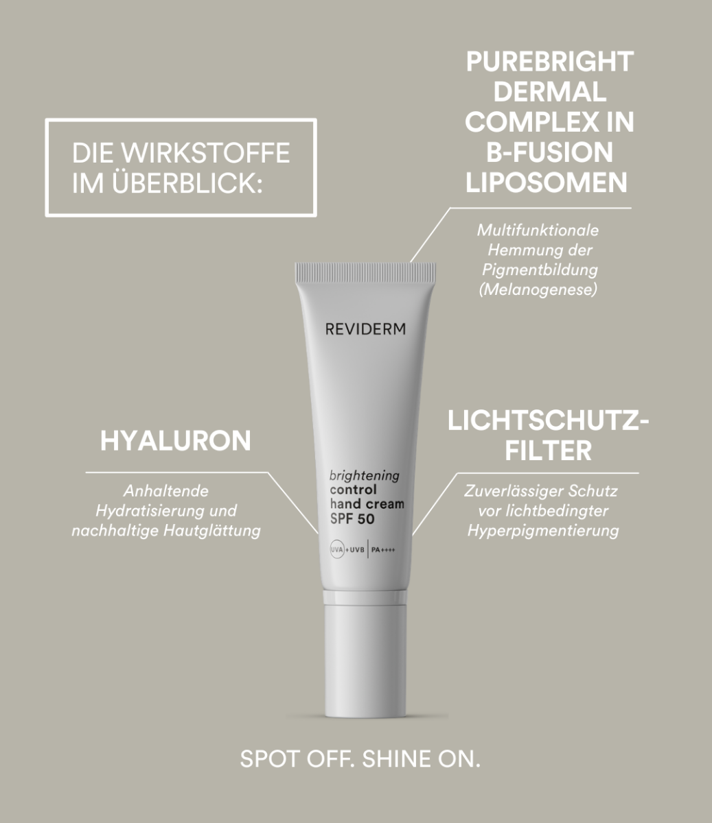 REVIDERM Brightening Hand Cream SPF 50 für geschmeidige Hände