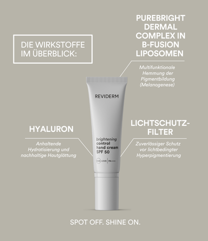 REVIDERM Brightening Hand Cream SPF 50 für geschmeidige Hände