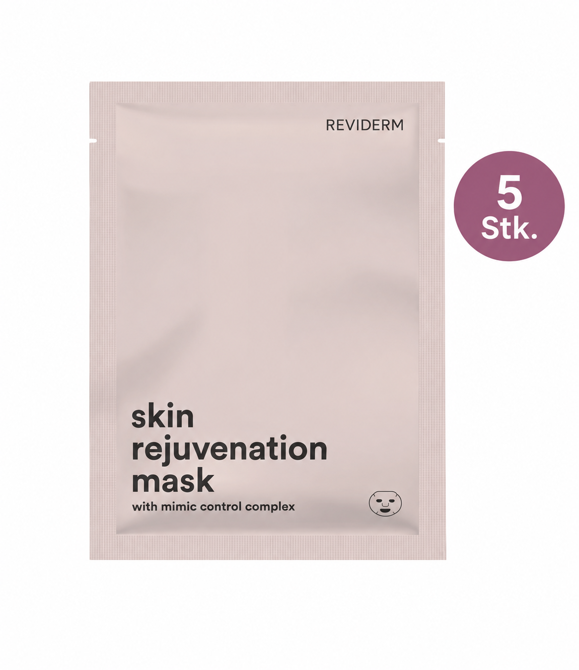 REVIDERM Skin Rejuvenation Mask im 5er-Pack – Anti-Aging Gesichtsmaske mit Mimic Control Complex für straffere, glattere und jugendlich wirkende Haut.