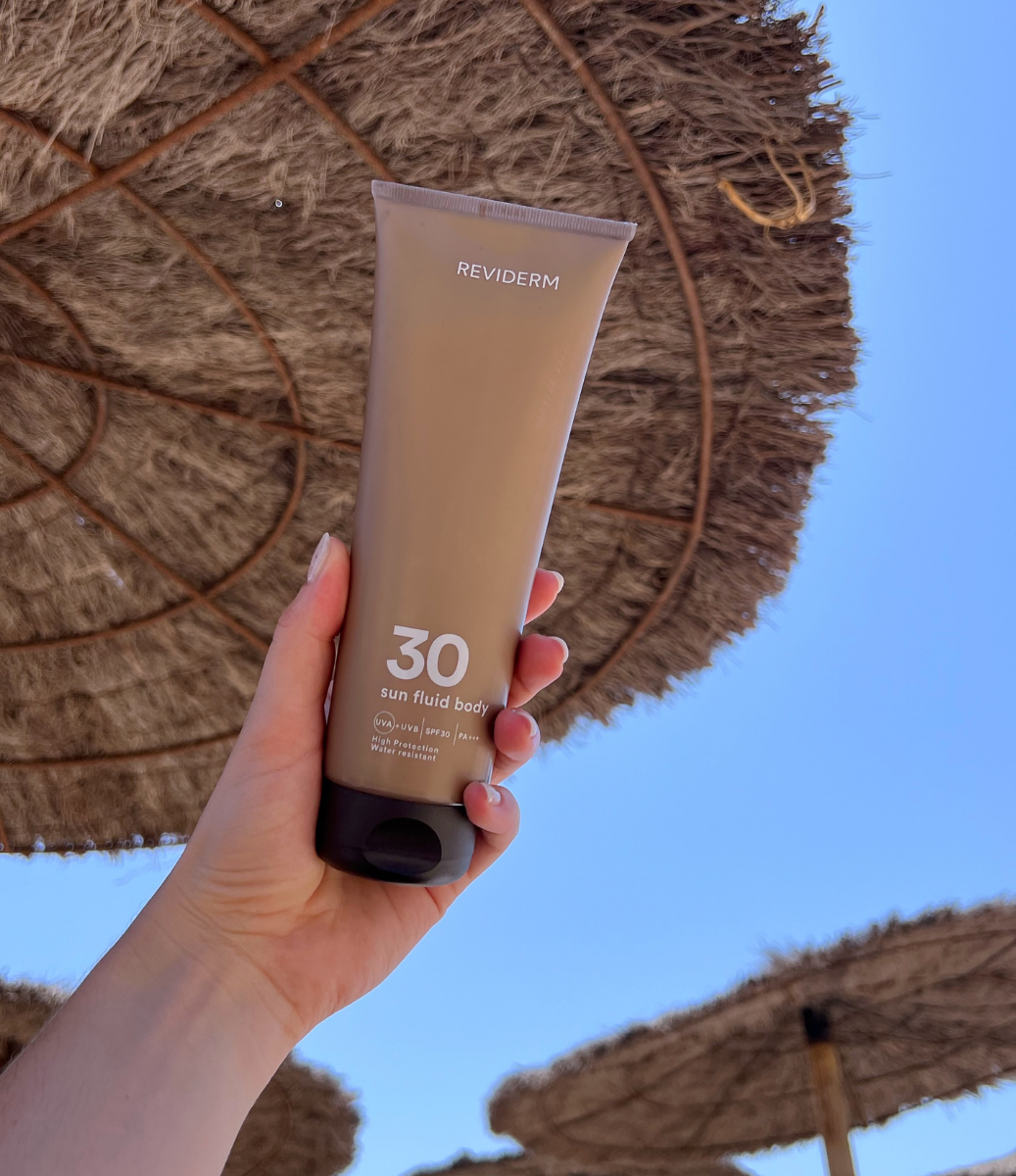 REVIDERM Sun Fluid Body 250ml leichtes Sonnenfluid mit UVA UVB Schutz für den Körper