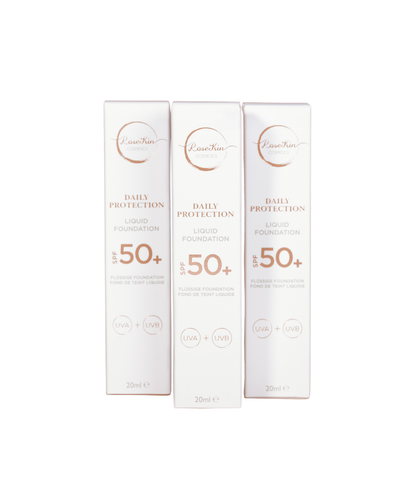 RoseKin Foundation SPF 50+ mit leichter Deckkraft und Sonnenschutz