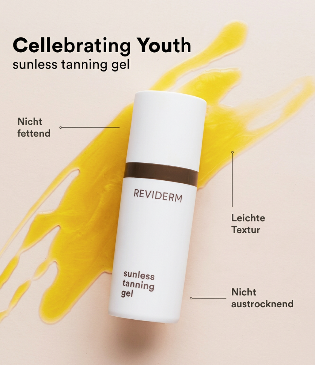 Sunless Tanning Gel mit hydratisierender Wirkung für strahlenden sonnengeküssten Teint ohne UV