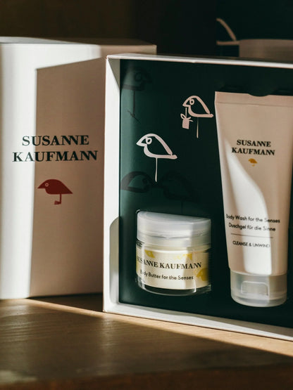 Susanne Kaufmann Körperpflege-Geschenkset mit Lavendel, Ylang-Ylang und Patschuli