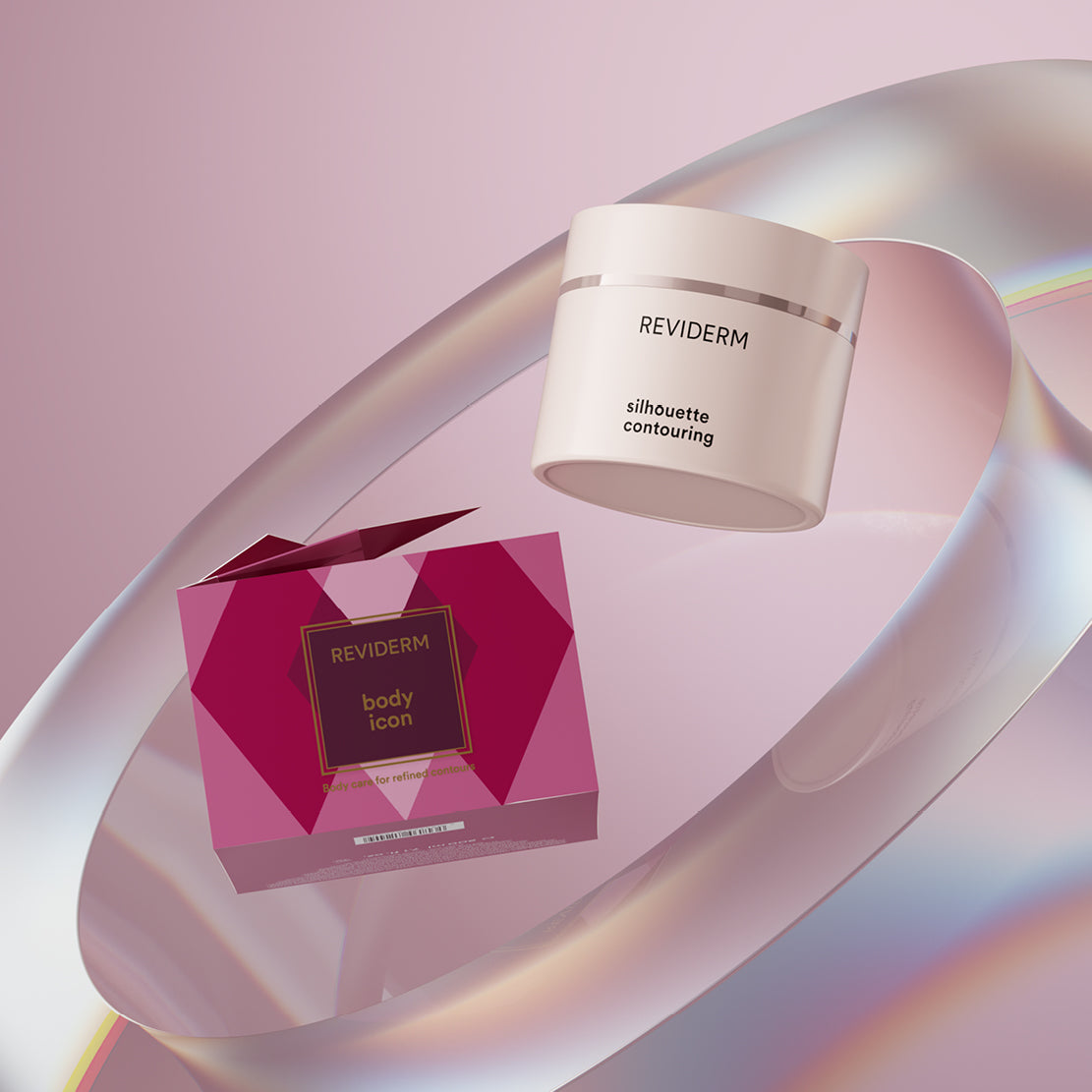 REVIDERM Body Icon Set mit Anti-Glycation Formula und Anti-Aging-Peptiden zur Körperstraffung